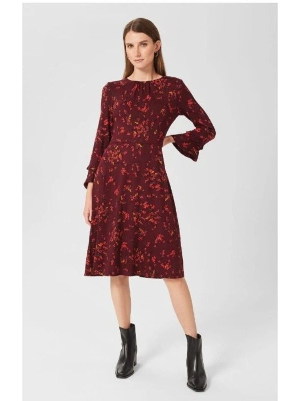 NWT Hobbs Mulberry Lea Jersey Dress, Size 10